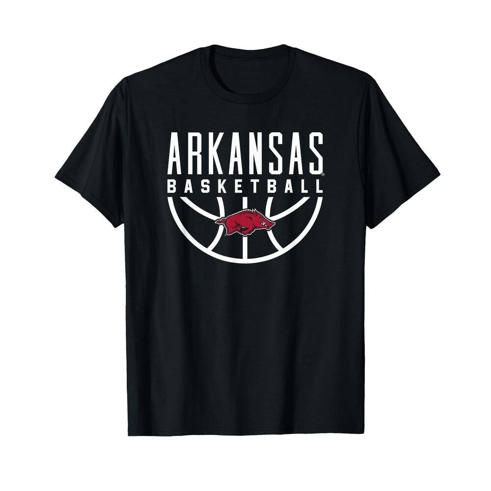 Campus Lab University Of Arkansas Razorbacks Basketball T-Shirt Black